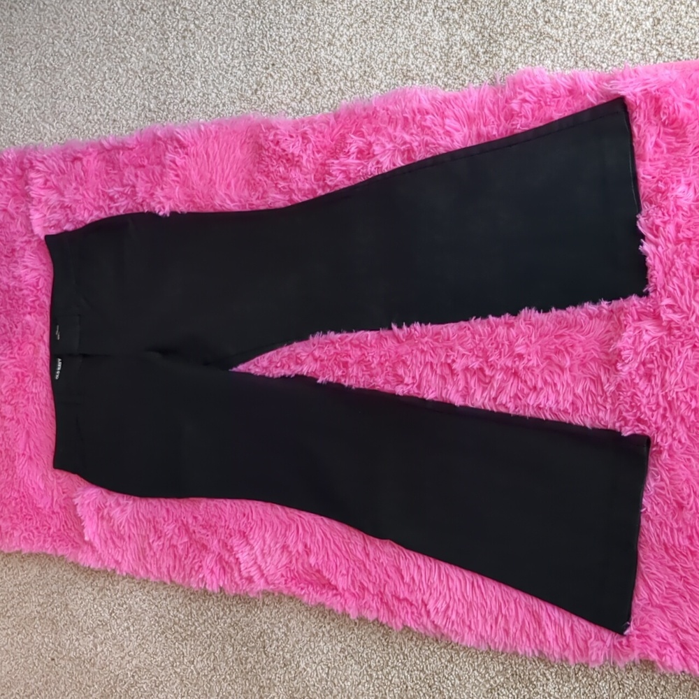 Black pixie flare pants